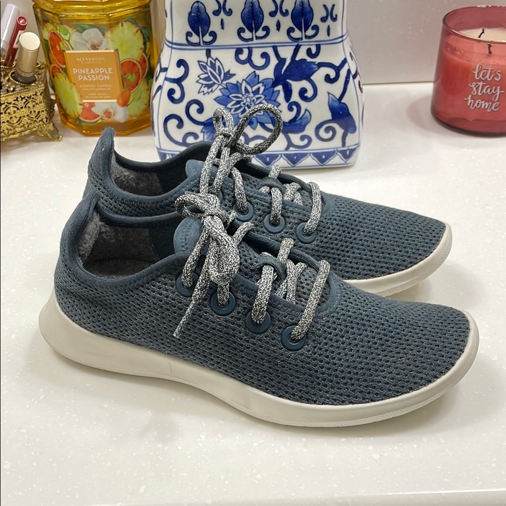 Allbirds Blue Sneakers with Breathable Knit Upper